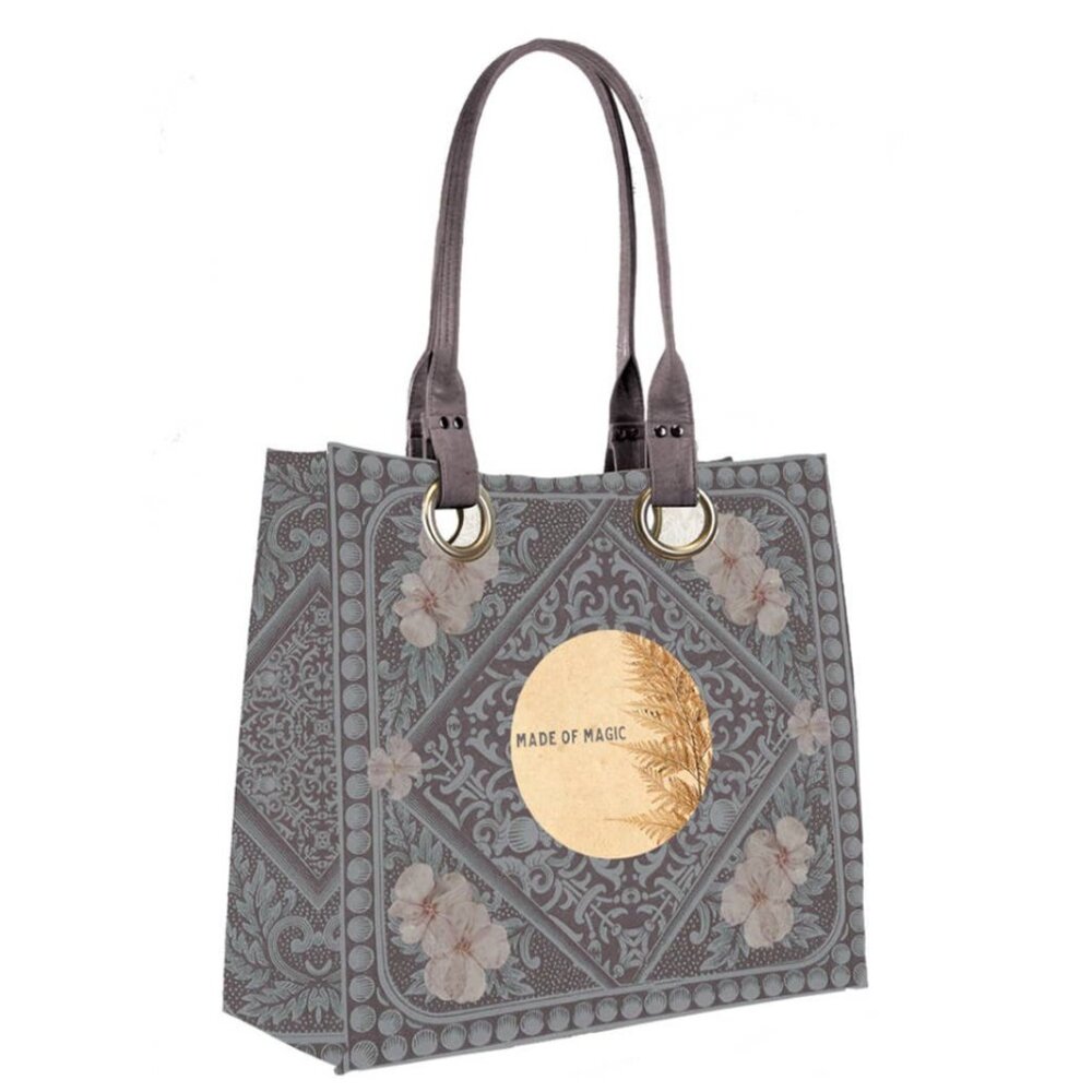 Papaya NEW Large Luxe Tote Bag Moon Magic Women's Purse Shoulder Beach Travel